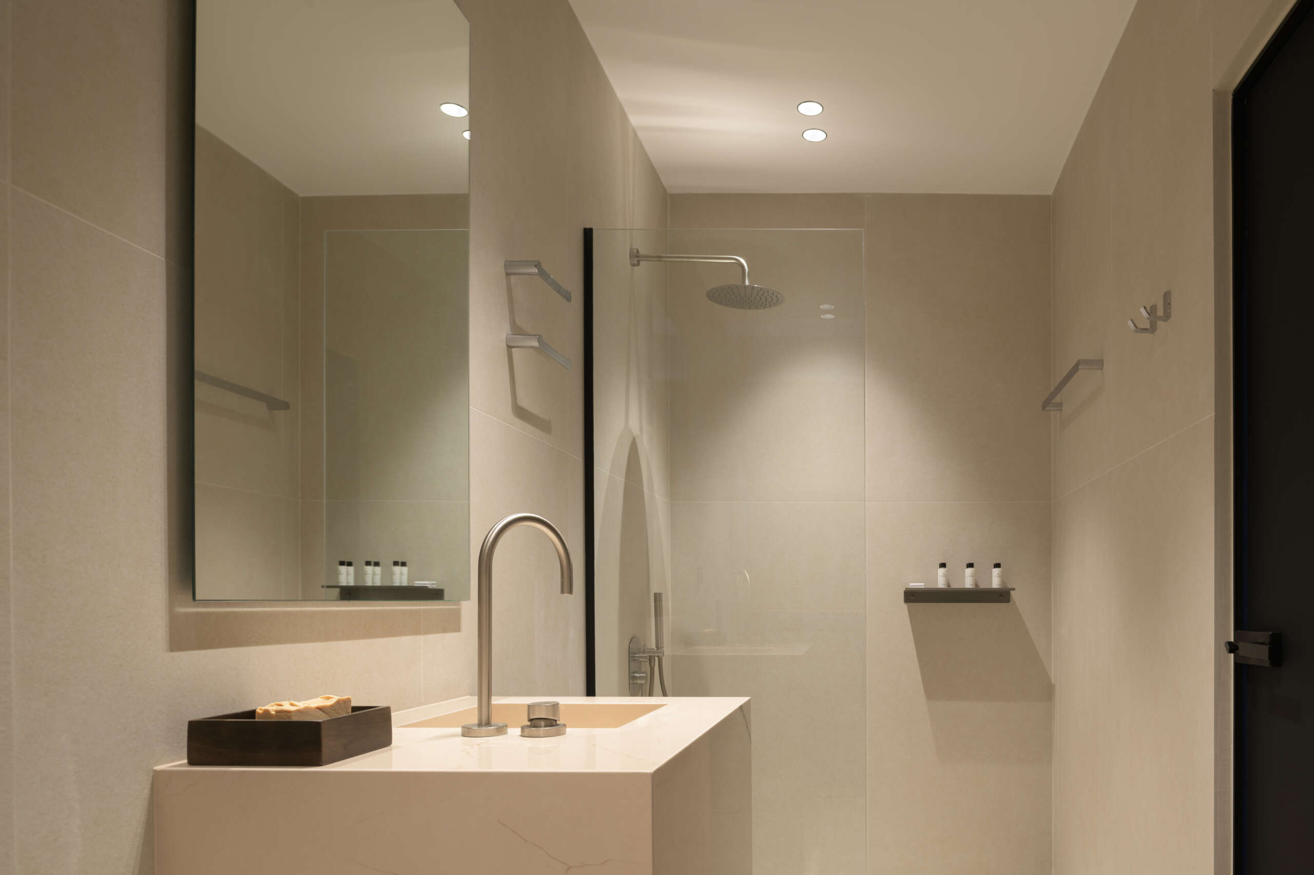 Luxurious bathroom flaunting unique design. Luxurious bathroom flaunting unique design.